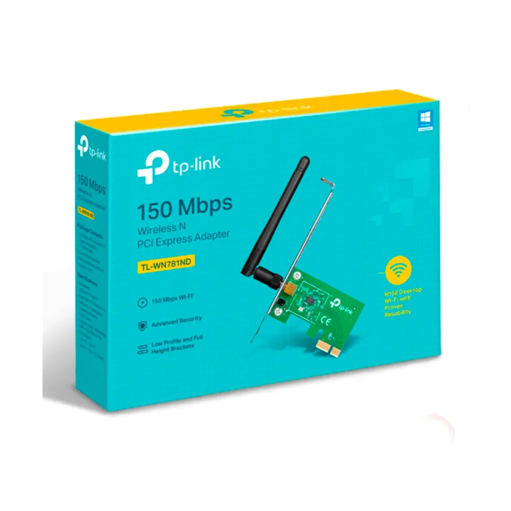 ADAPTADOR PCI EXPRES TP LINK 150MBPS